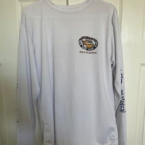 White Dri-Fit Long Sleeve Shirt